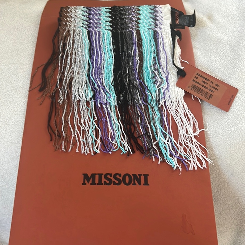 Missoni Metallic ZigZag Scarf